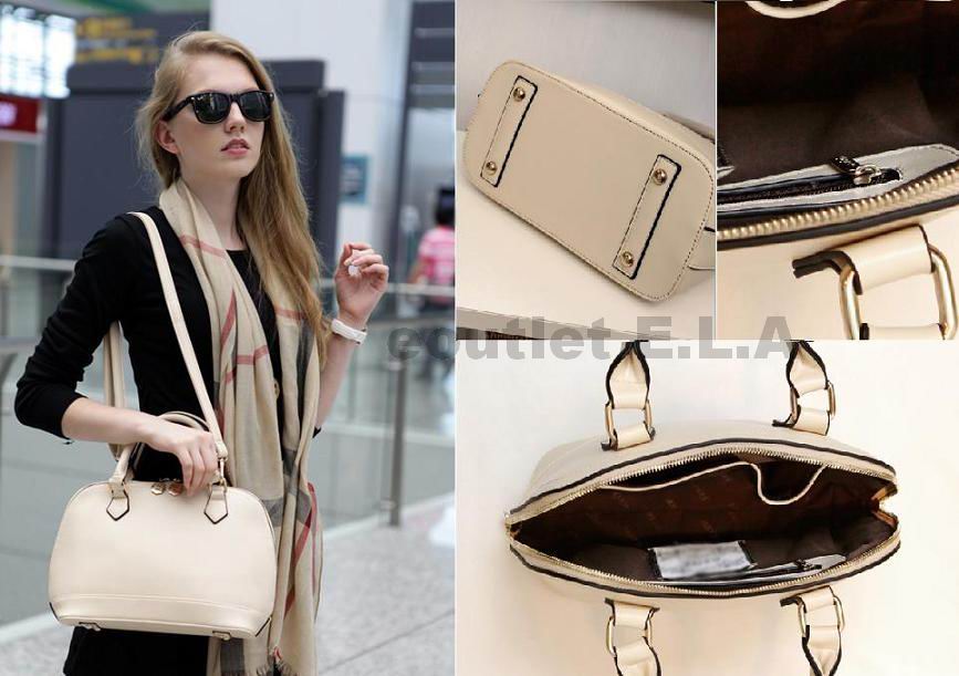 31cm LIGHT BEIGE HAND OR SHOULDER BAG